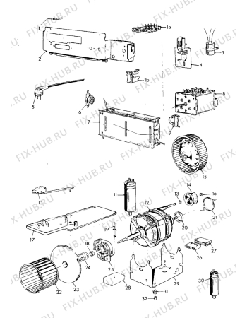 Взрыв-схема стиральной машины Zanussi Z300CD - Схема узла Electrical equipment